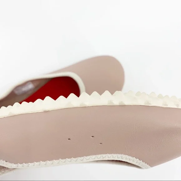 Plae Crosby Dusty Rose Ballet Flats - packable leather minimalist shoes - Picture 4 of 8